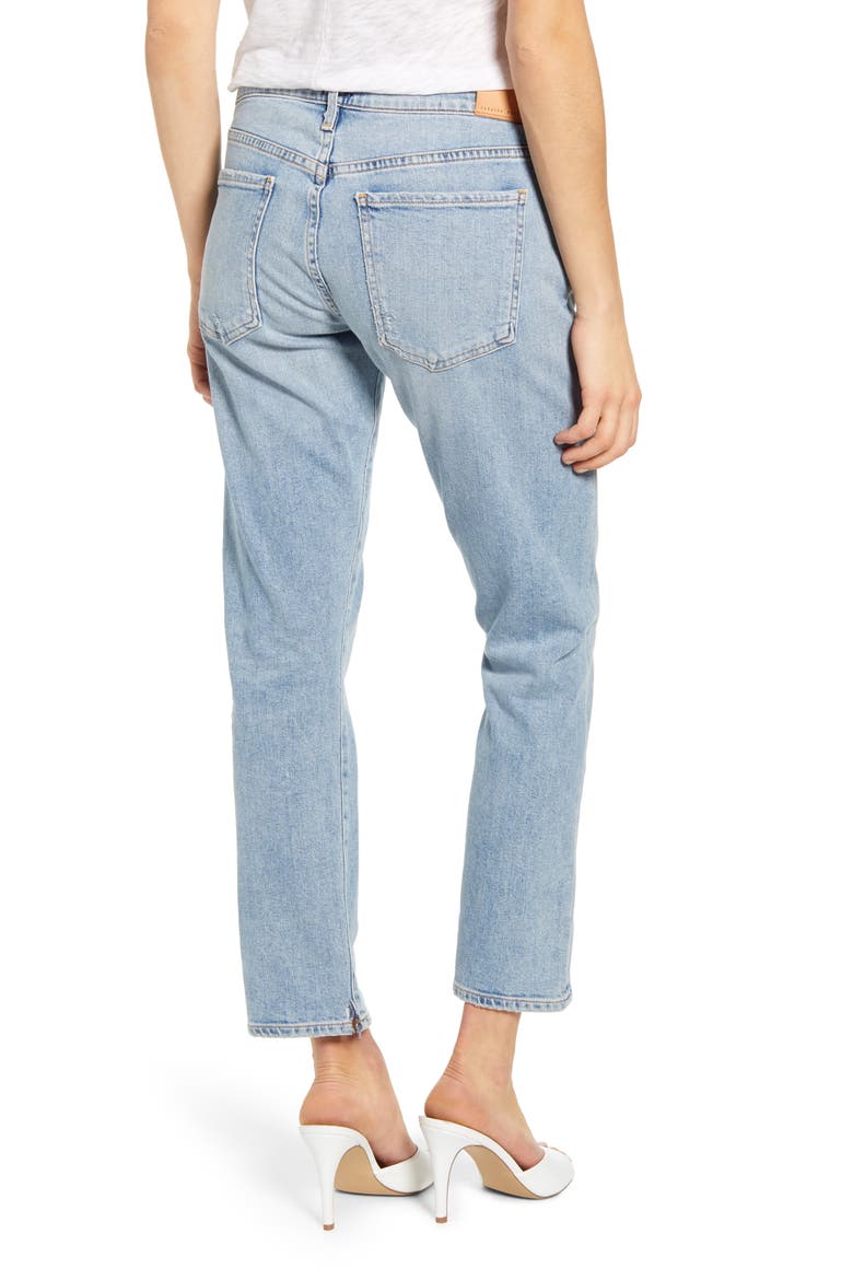 Emerson High Waist Slim Boyfriend Jeans, Alternate, color, EVER
