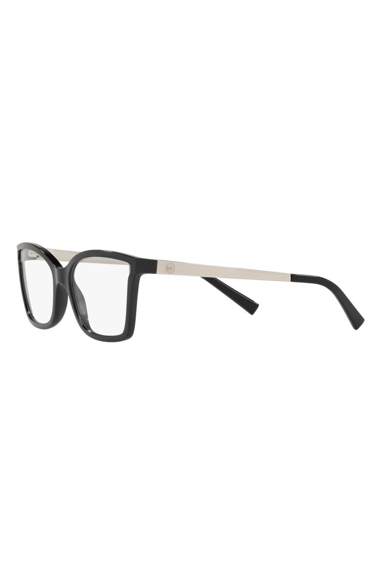 Michael Kors 54mm Rectangular Optical Glasses, Alternate, color, 