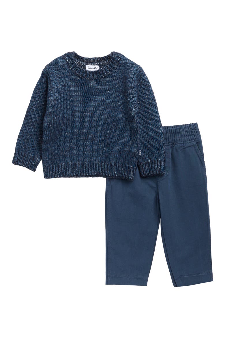 Cloudline Sweater & Pants Set, Main, color, INKWELL MULTI