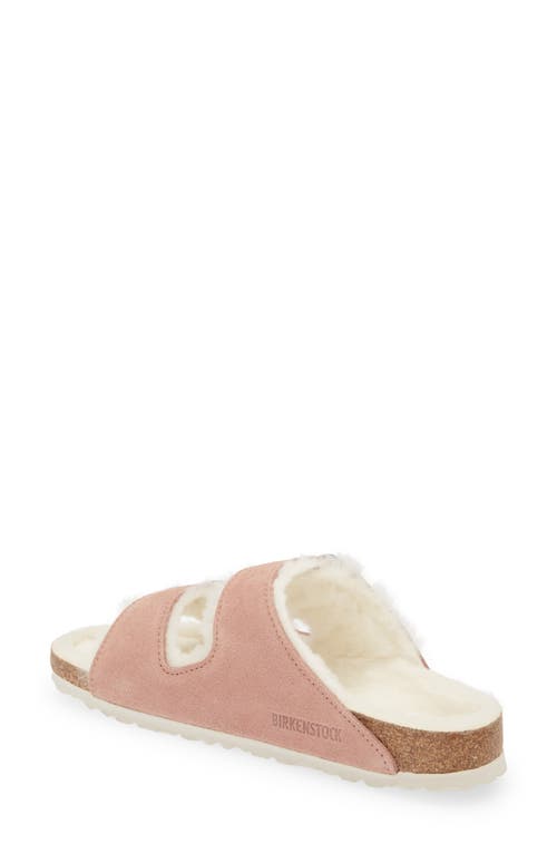 Birkenstock Arizona Genuine Shearling Lined Slide Sandal