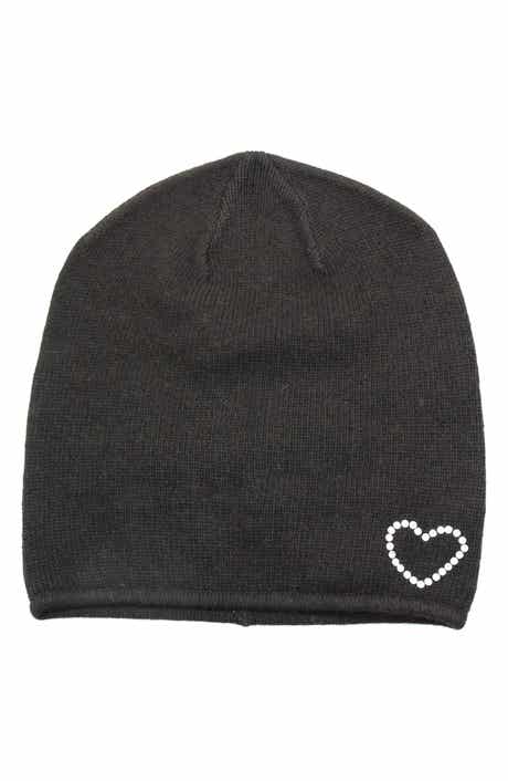 Portolano Crystal Heart Beanie