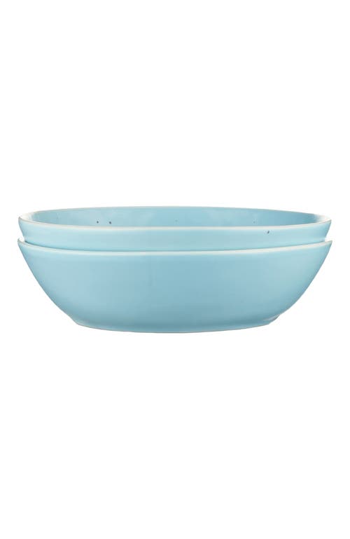 Stone Lain Elena Stoneware 4-piece Bowl Set In Blue