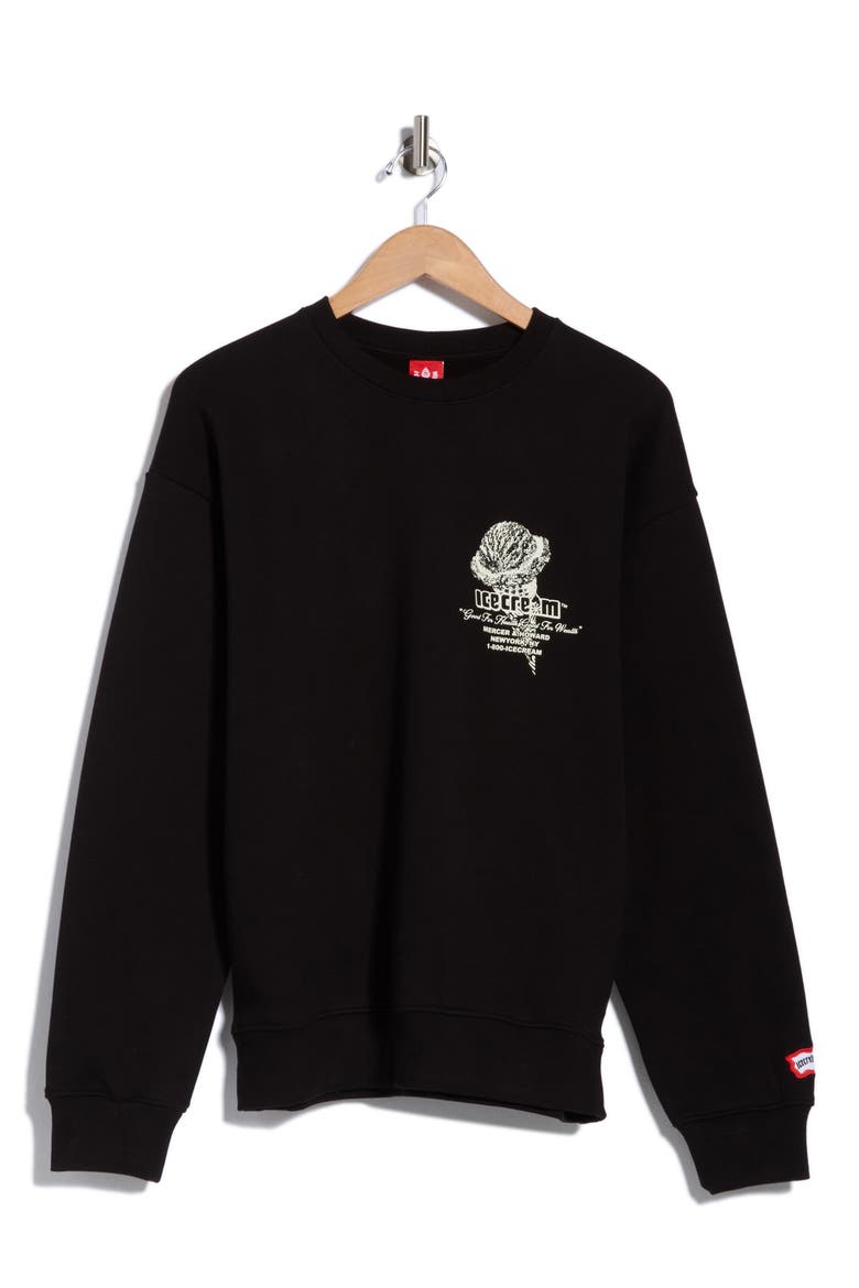 The Biz Graphic Sweatshirt, Alternate, color, BLACK