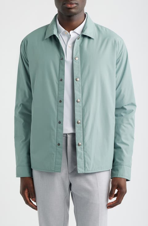 Brighton Water Resistant Snap Front Shirt Jacket