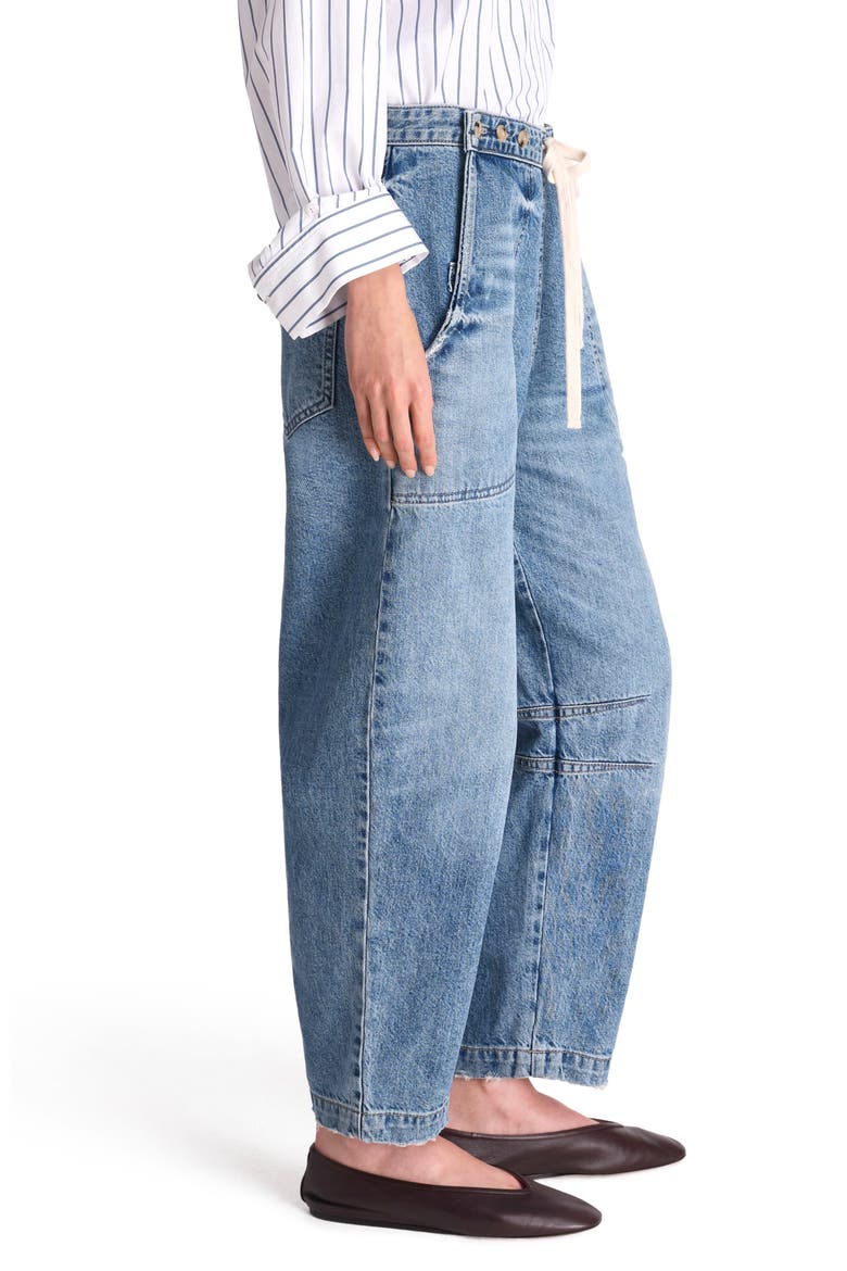 Jetties Tie Waist Jeans, Alternate, color, VINTAGE WASH