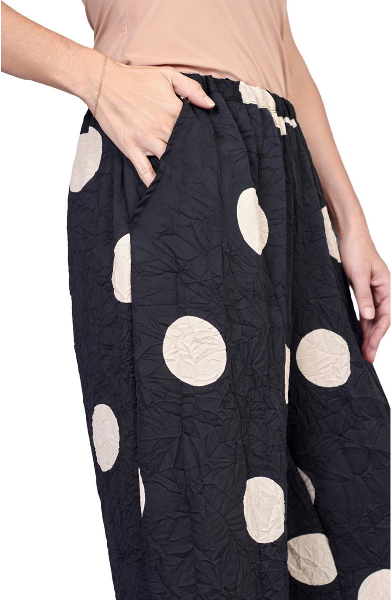 Alembika Wide leg pants in Polkadots print, Alternate, color, 