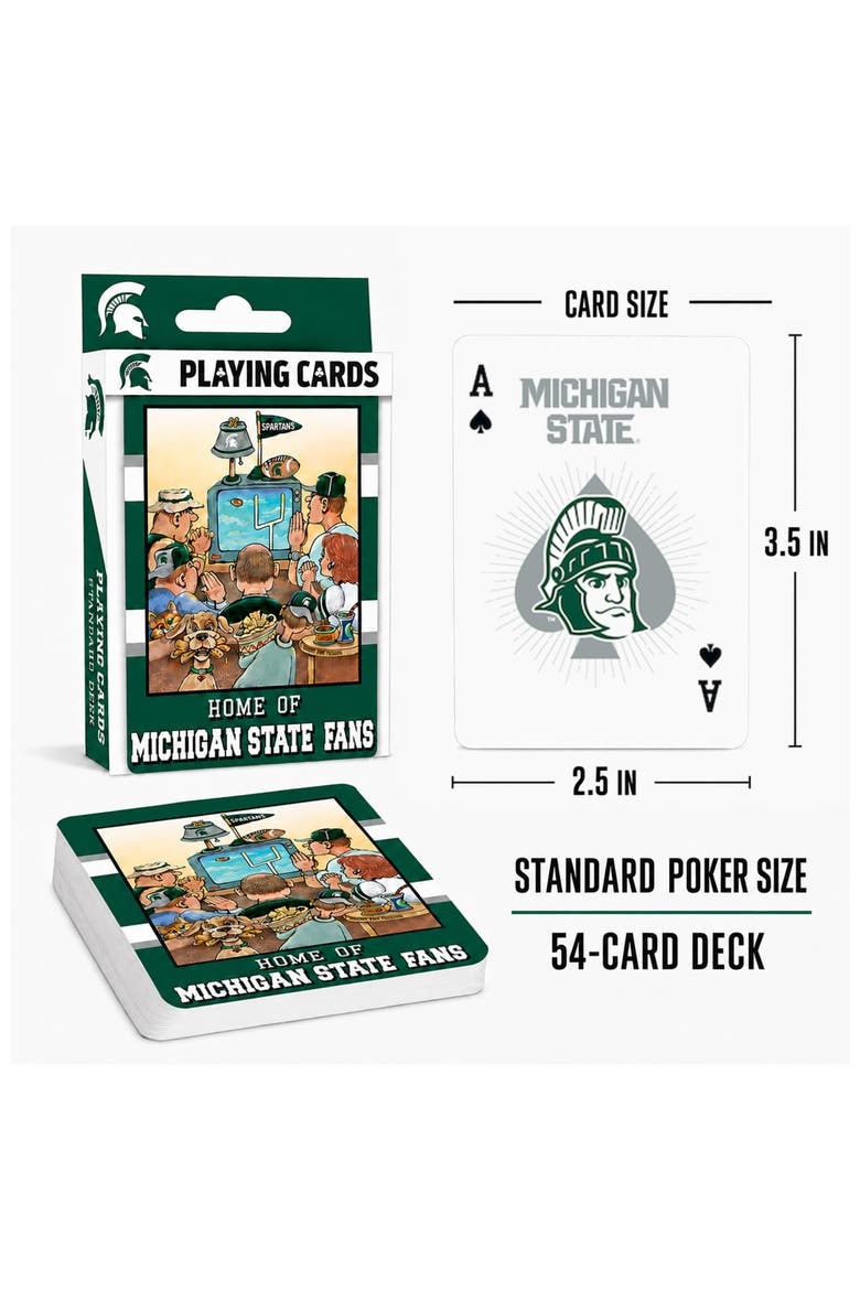 Michigan State Fan Deck Playing Cards, Alternate, color, Multicolor
