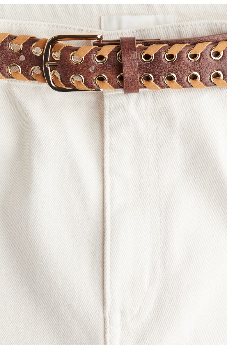 H&M Flared High Jeans, Alternate, color, White