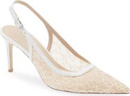 Stuart Weitzman Stuart Power 75 Pointed Toe Slingback Pump