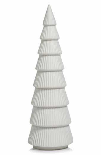 Zodax Matte Holiday Tree Sculpture, Set of 2