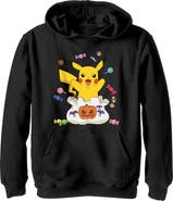 POKEMON Boy's Pokemon Halloween Pikachu Candy Bag Pull Over Hoodie
