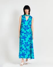 Lost Pattern "Tropical Bliss" Maxi Vacation Dress
