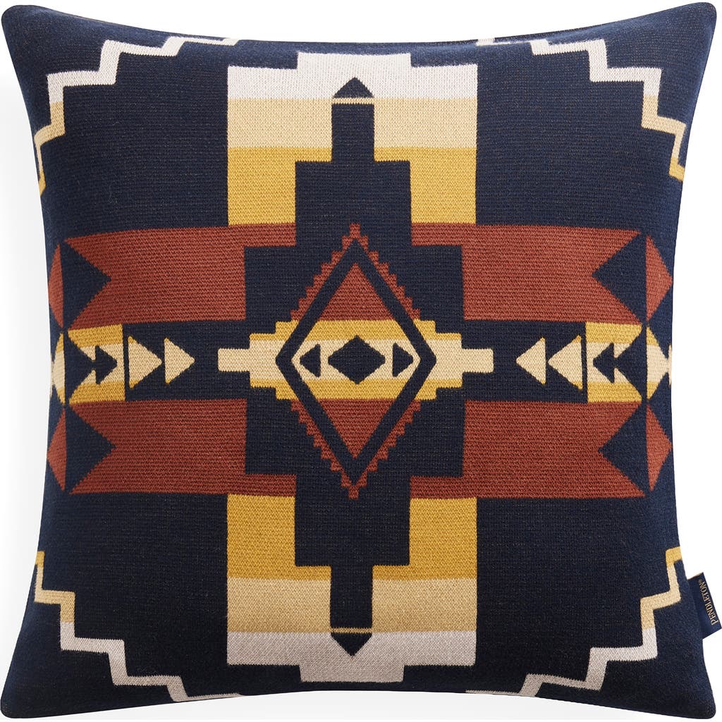 Pendleton Cotton Knit Accent Pillow In Multi