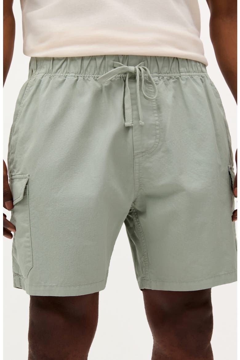 Cruz Linen Cargo Shorts, Main, color, Light Green