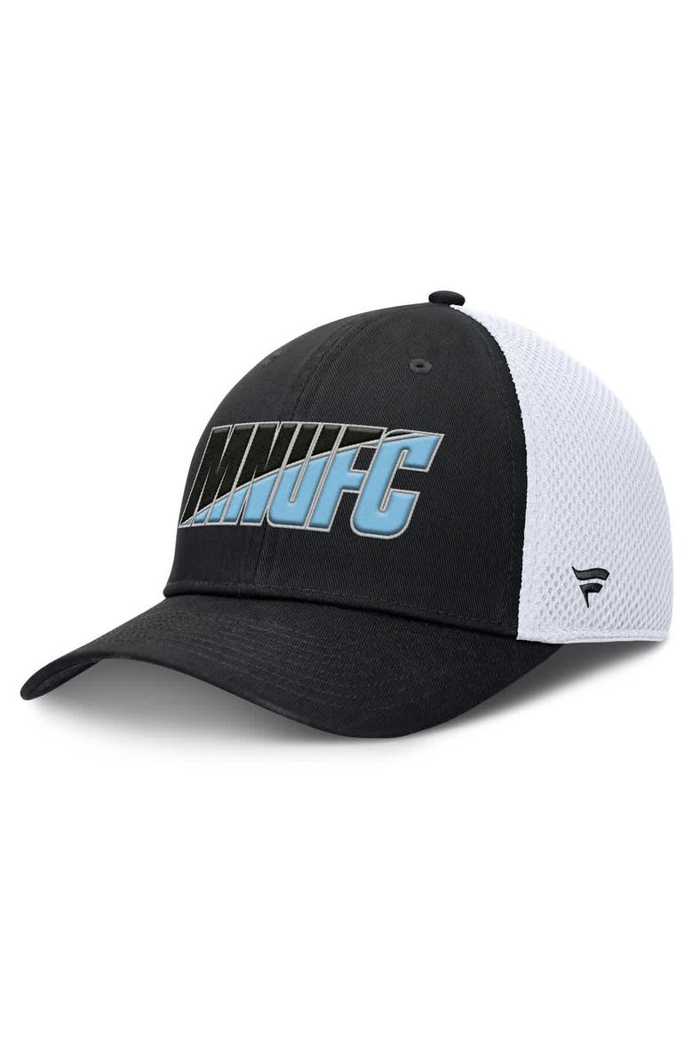 FANATICS Men's Fanatics Black Minnesota United FC Rocket Flex Hat, Main, color, Black