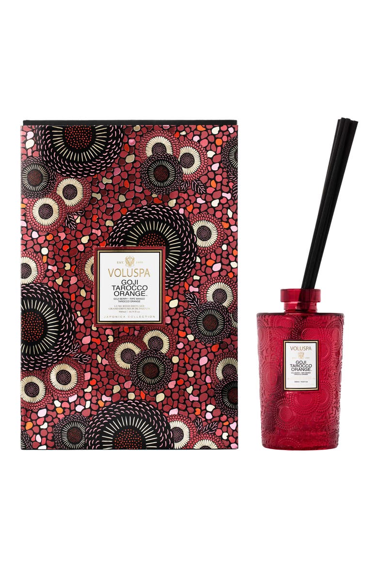 Goji Tarocco Orange Luxe Reed Diffuser, Alternate, color, GOJI TOBACCO