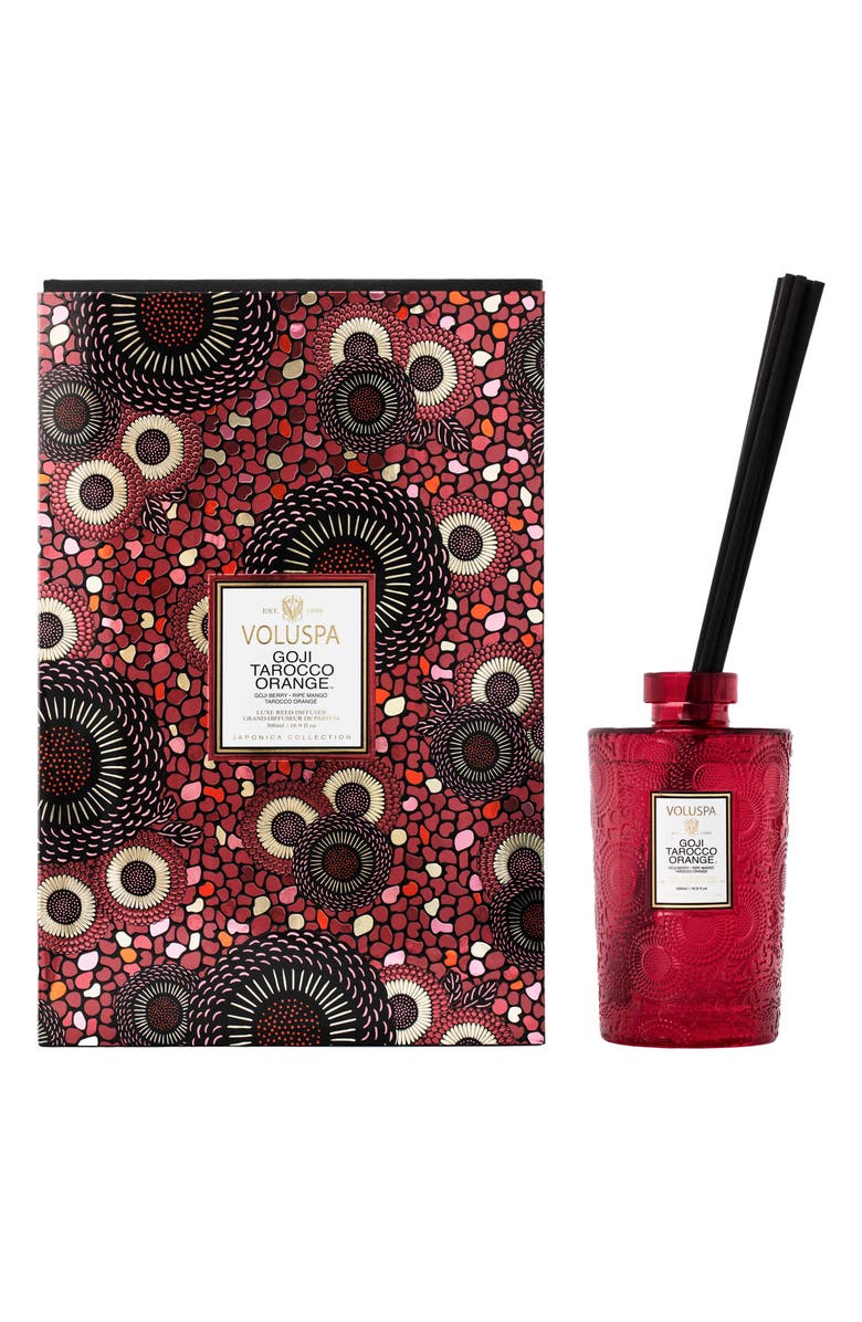 Voluspa Goji Tarocco Orange Luxe Reed Diffuser, Alternate, color, Goji Tobacco