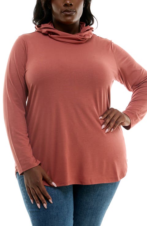 Long Sleeve Curved Tunic (Plus)