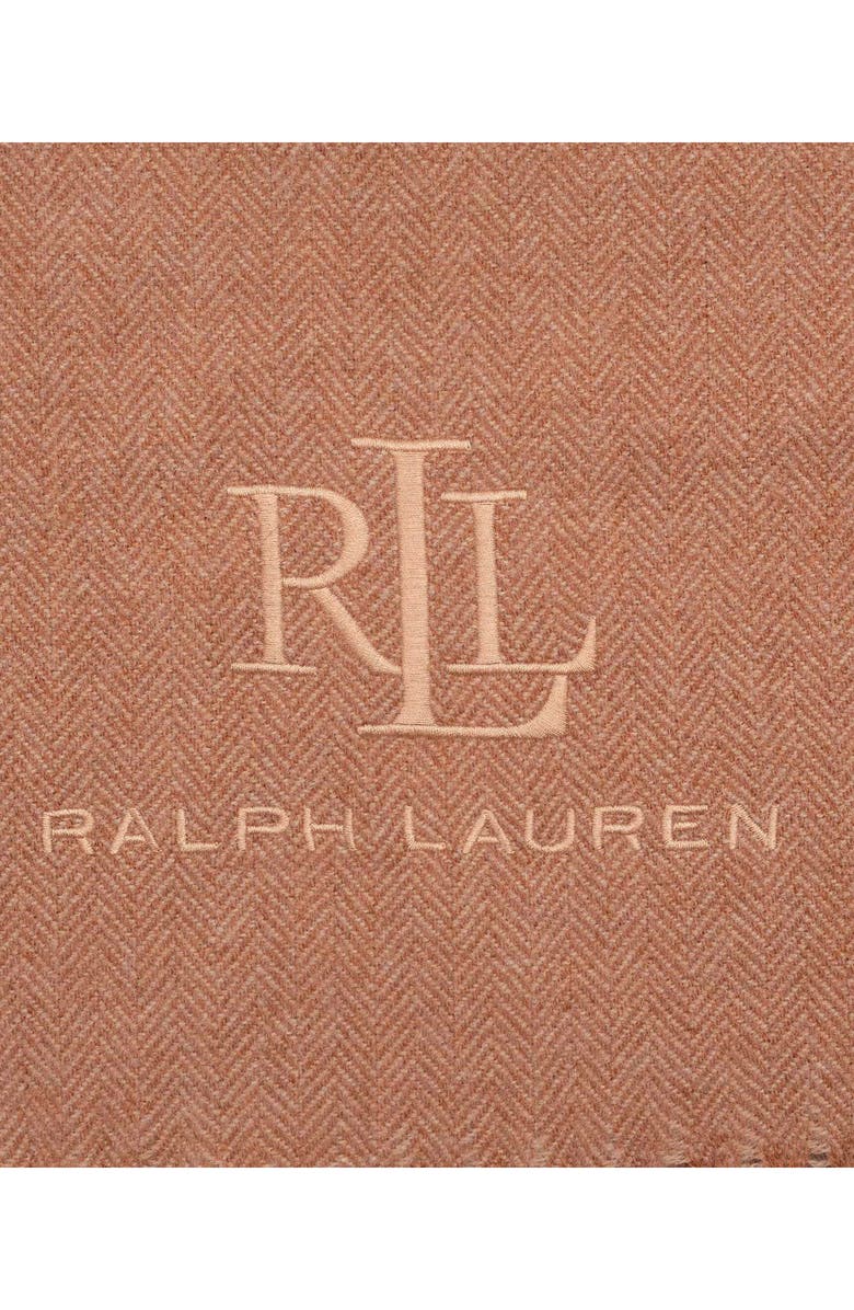 Lauren Ralph Lauren Signature Wool & Cashmere Scarf, Alternate, color,