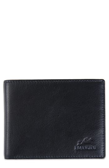 Mancini Rfid Bifold Wallet In Black
