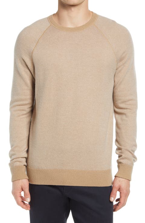 Bird's Eye Wool & Cashmere Pullover