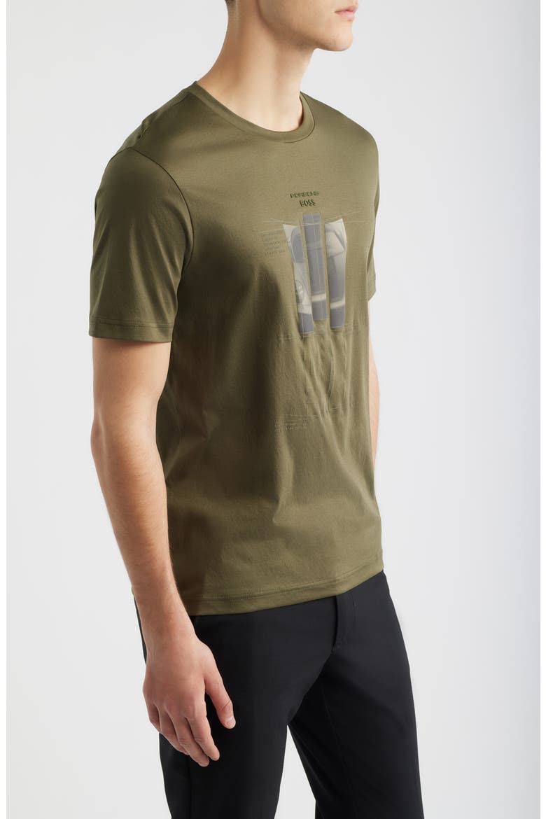 Porsche Spirit 70 Cotton Graphic T-Shirt, Alternate, color, OPEN GREEN