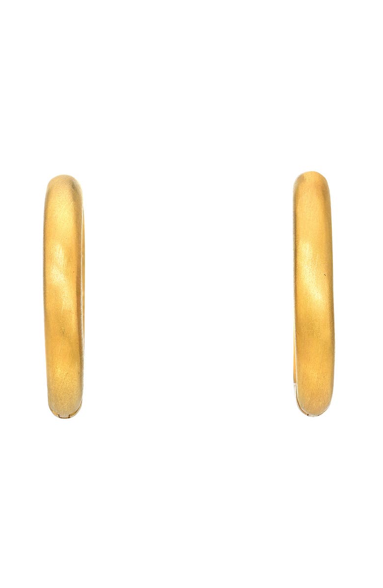 Darius Signature Hoop Earrings, Alternate, color, Yellow Gold