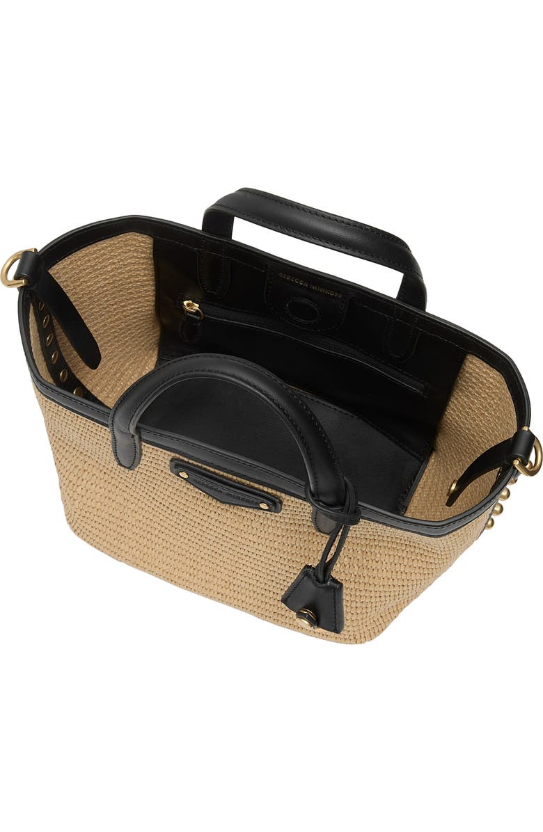 Rebecca Minkoff Small Riley Tote, Alternate, color, Natural