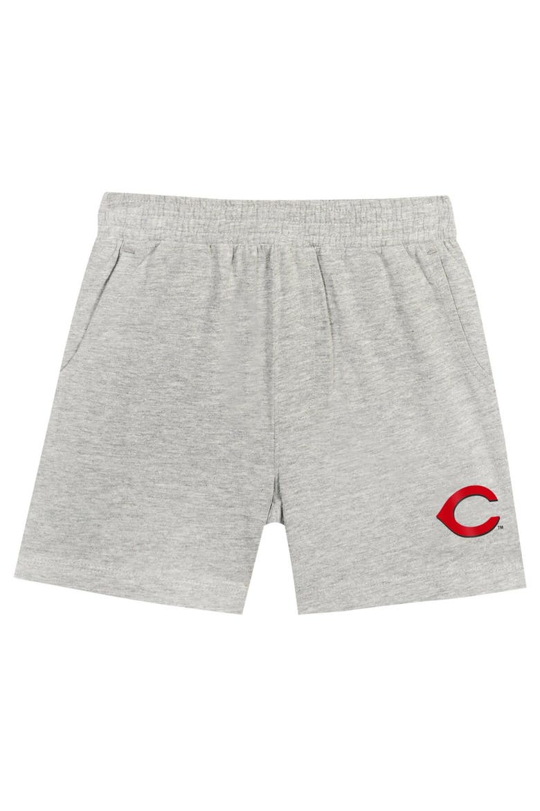 Infant Fanatics Red/Gray Cincinnati Reds Bases Loaded T-Shirt & Shorts Set, Alternate, color, Red