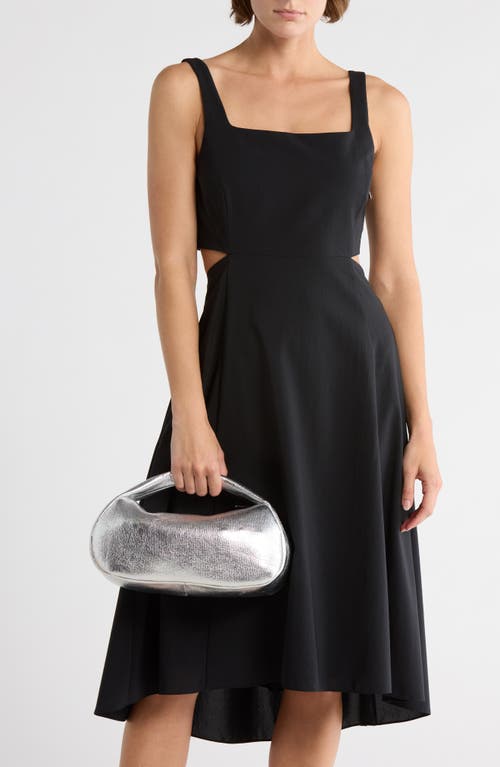 Bcbg Soft Mini Hobo Bag In Silver