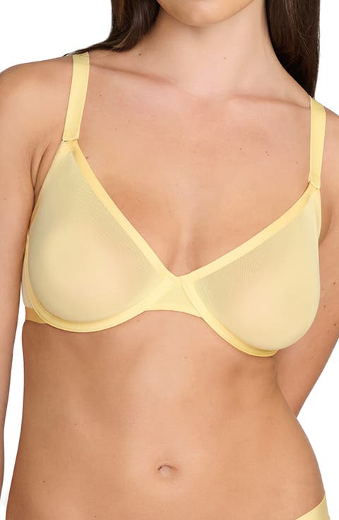 The Plunge Underwire Sheer Mesh Bra
