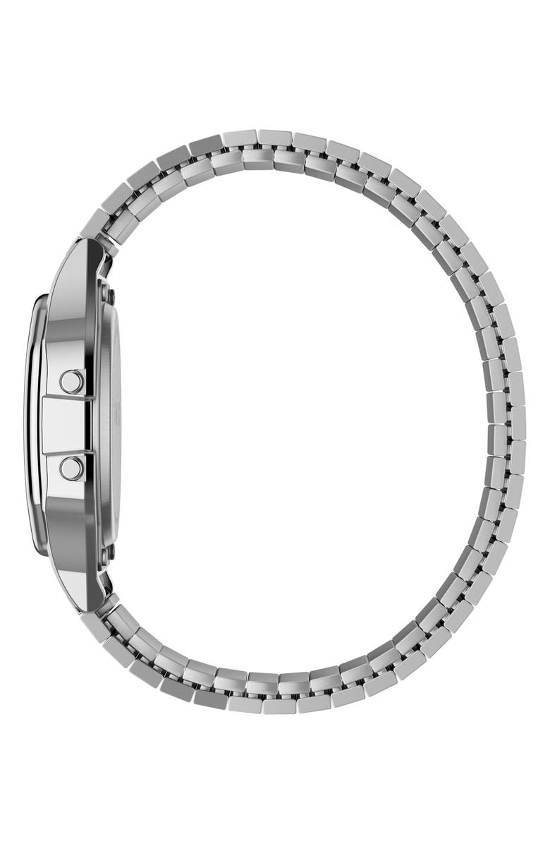 Timex<sup>®</sup> T80 Digital Chronograph Bracelet Watch, Alternate, color, Stainless Steel