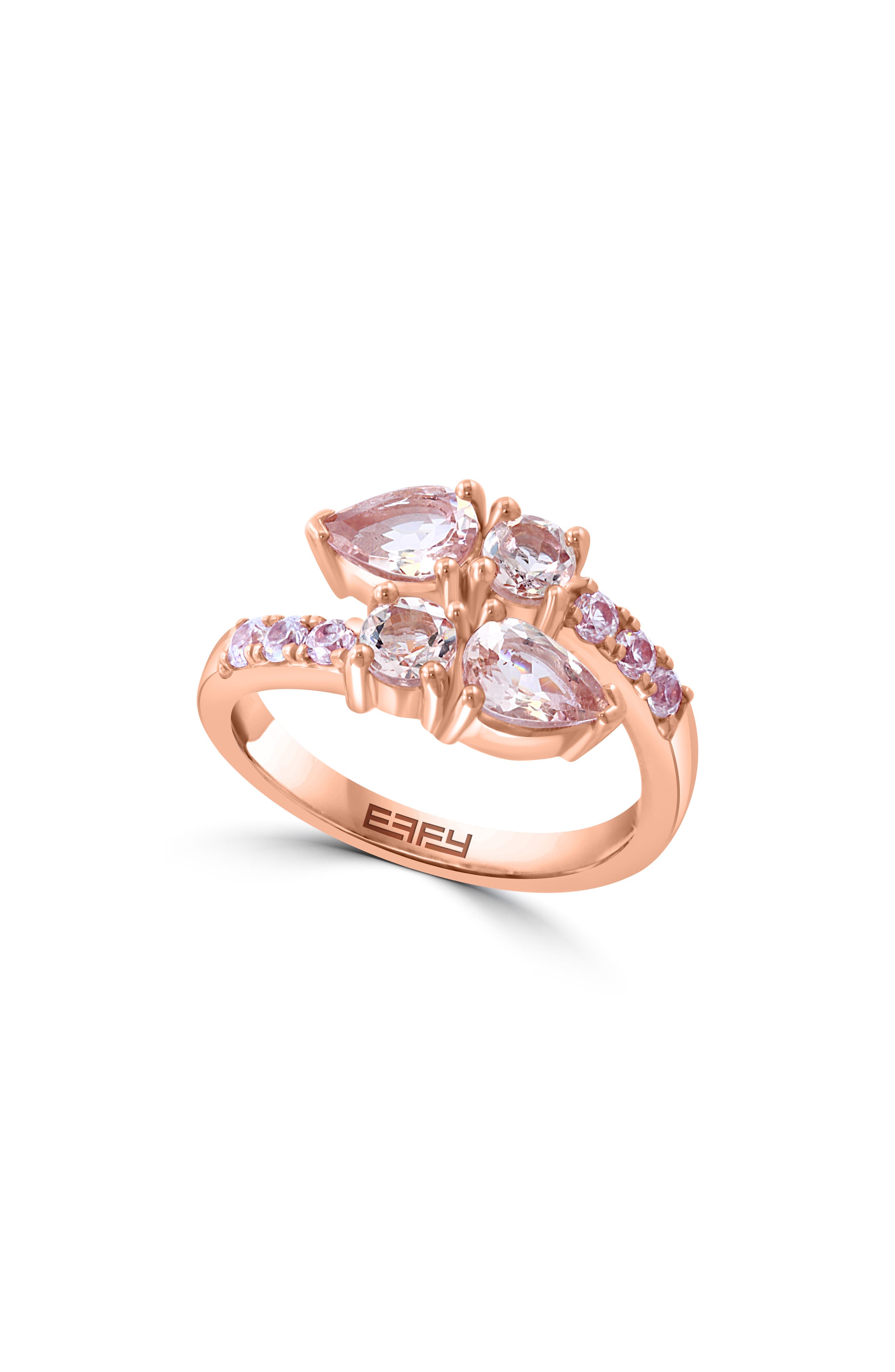 EFFY Morganite & Zircon Ring
