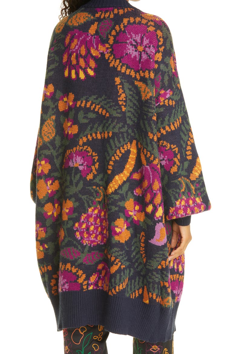 Brazil Open Front Cardigan, Alternate, color, BLACK
