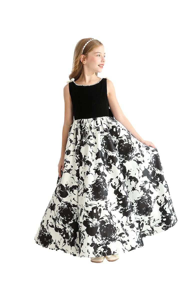 Tulleen Dalmeny Dress, Alternate, color, Black