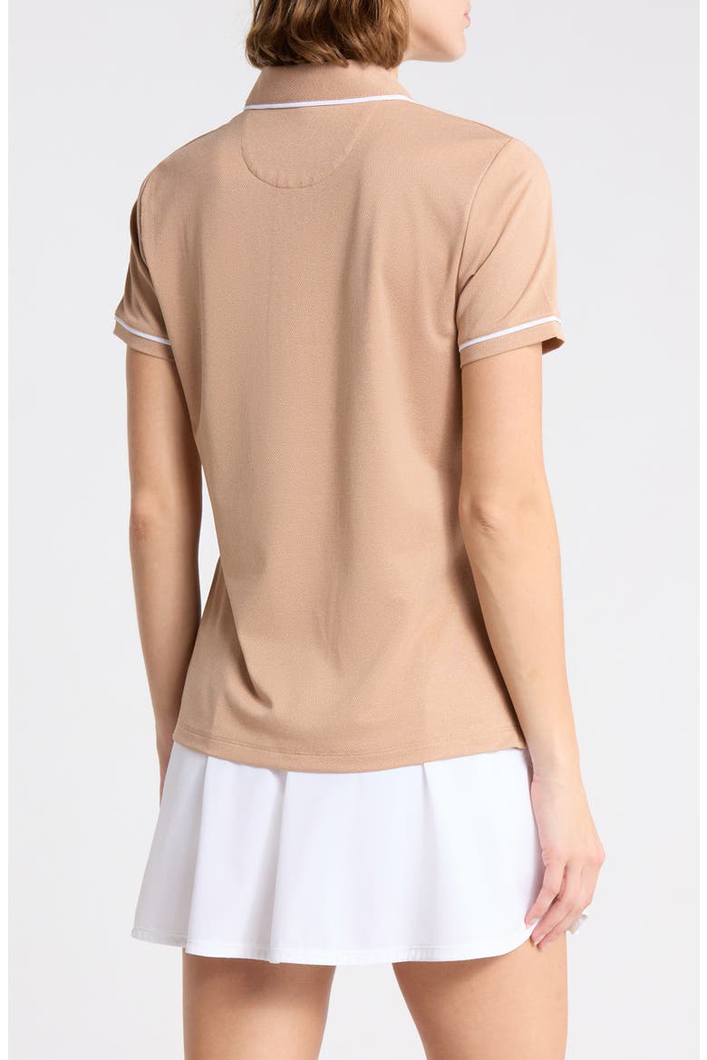 Performance Golf Polo, Alternate, color, TOBACCO BROWN