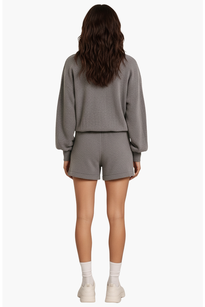 The Thea Set, Alternate, color, Heather Grey