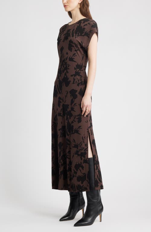 Nordstrom Dolman Sleeve Knit Dress In Brown