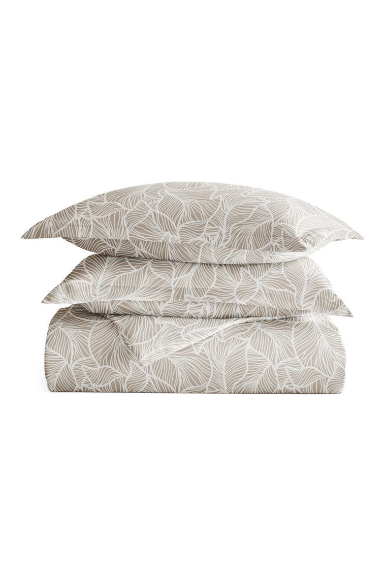 Patterned Duvet Set, Main, color, TAUPE