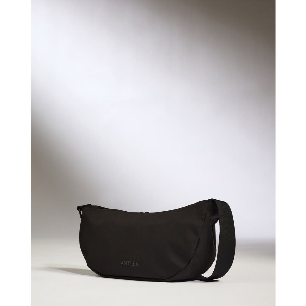 Antler Icon Slingbag In Black