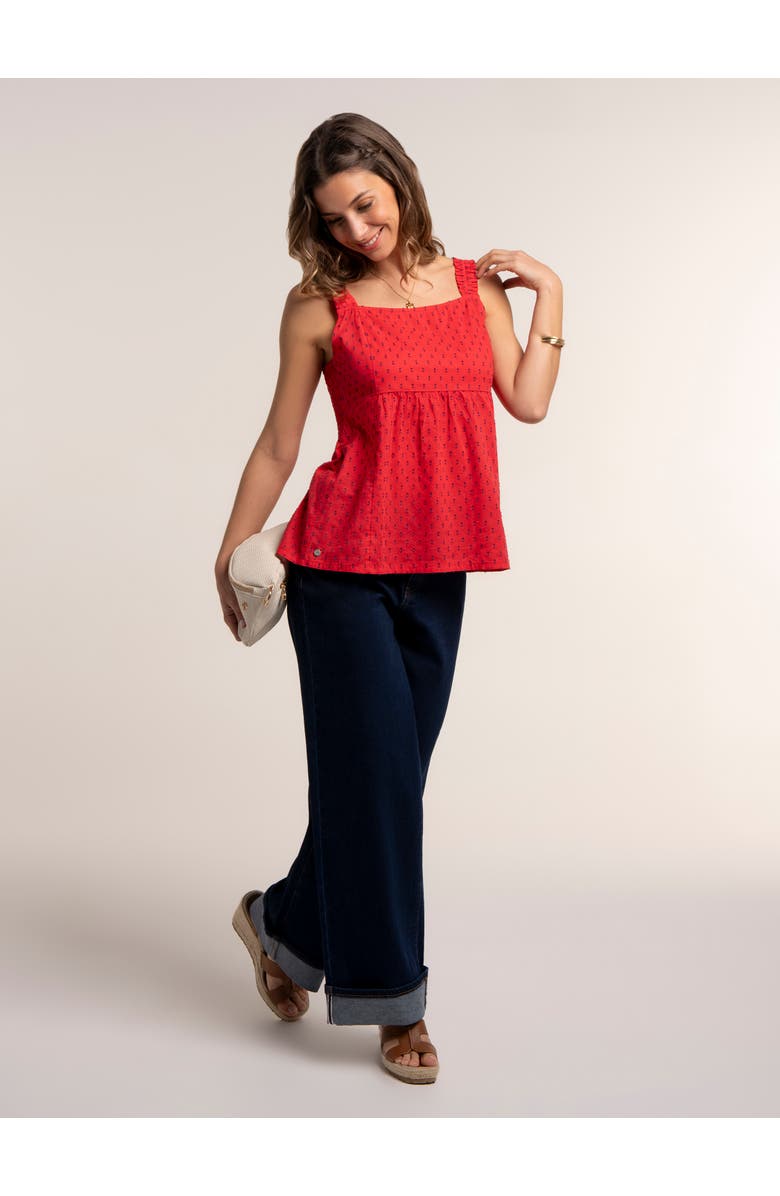 Brakeburn Giovana Blouse, Alternate, color, Red