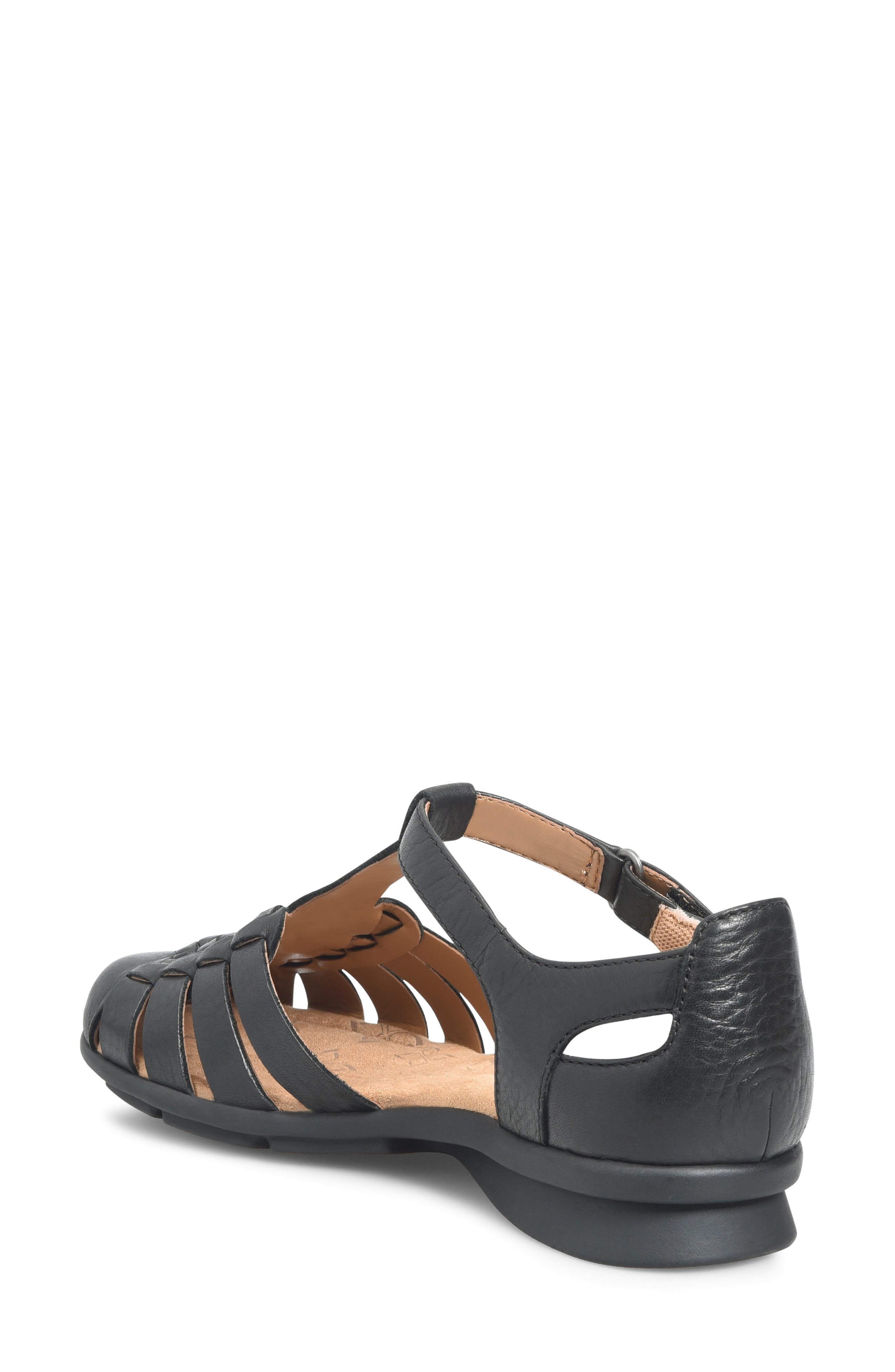 Comfortiva Persa Fisherman Sandal, Alternate, color, Black