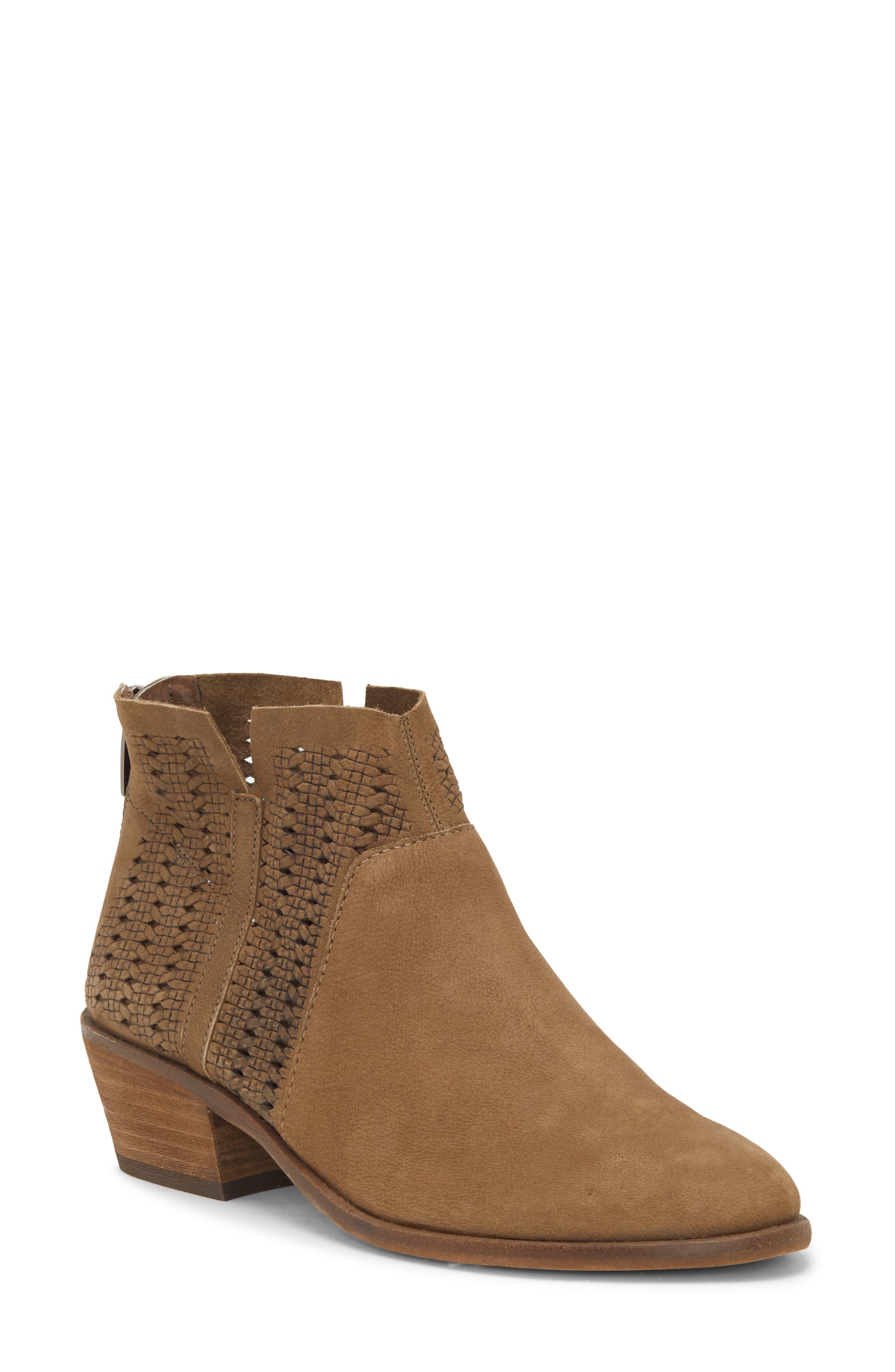 Patellen Bootie, Main, color, ANTIQUE GREEN LEATHER