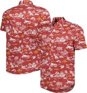 Reyn Spooner Men's Reyn Spooner Cardinal Iowa State Cyclones Performance Button-Down Shirt