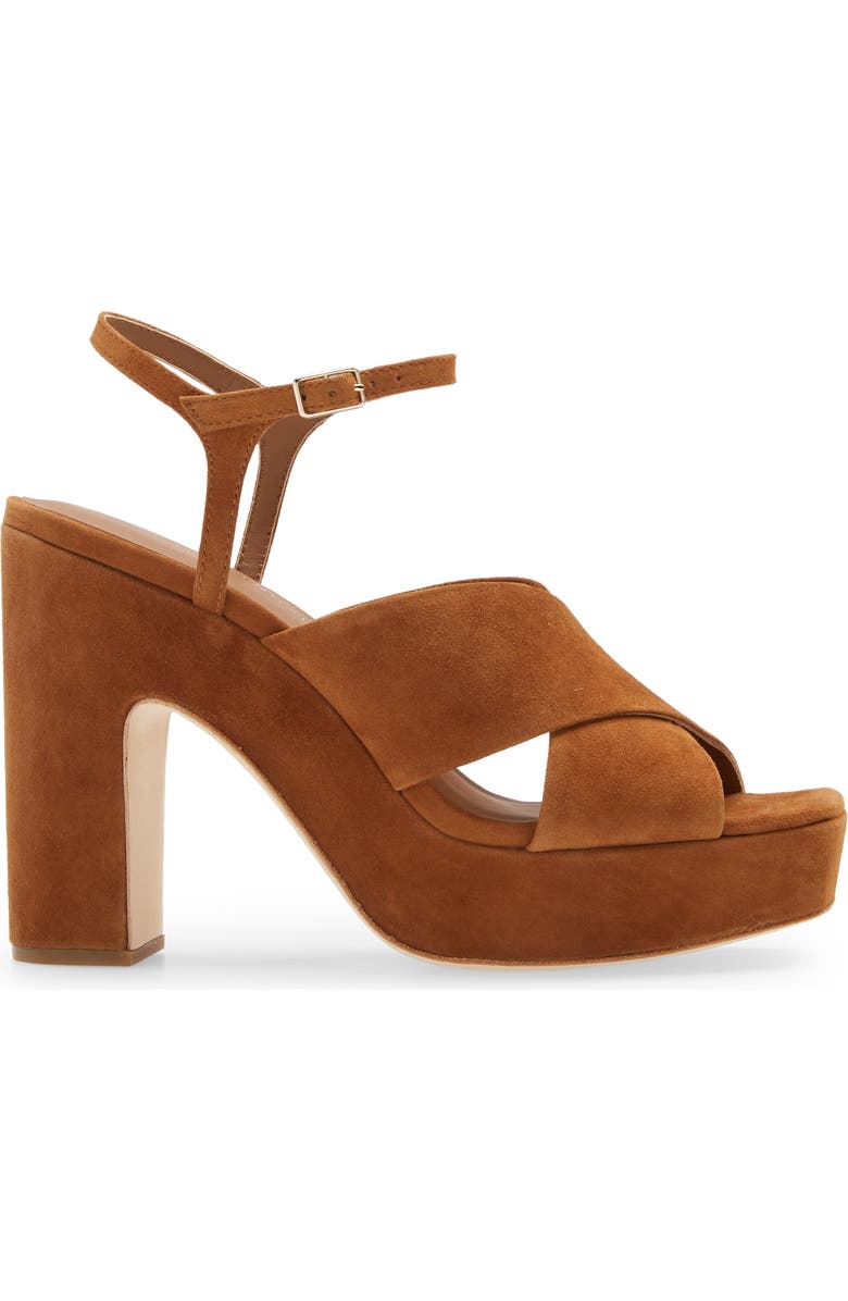 Loeffler Randall Gina Platform Sandal, Alternate, color, Cacao