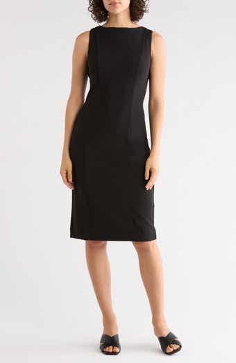NORDSTROM RACK Sleeveless Crepe Shift Dress