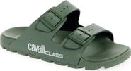 Roberto Cavalli Double Strap Slide Sandal