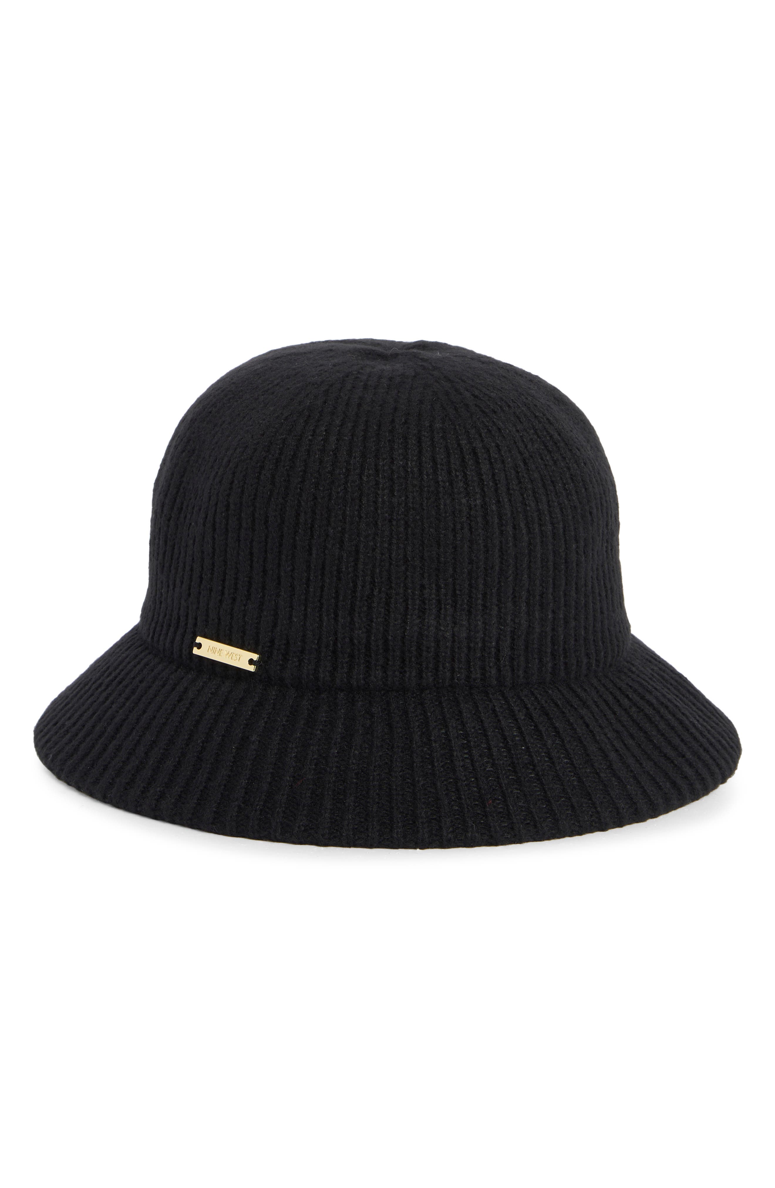 Nine West Rib Knit Cloche Chenille Cloche