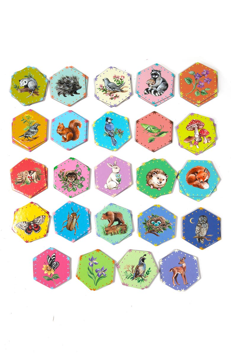 eeBoo Life In a Meadow Memory & Matching Card Game, Alternate, color, Multi