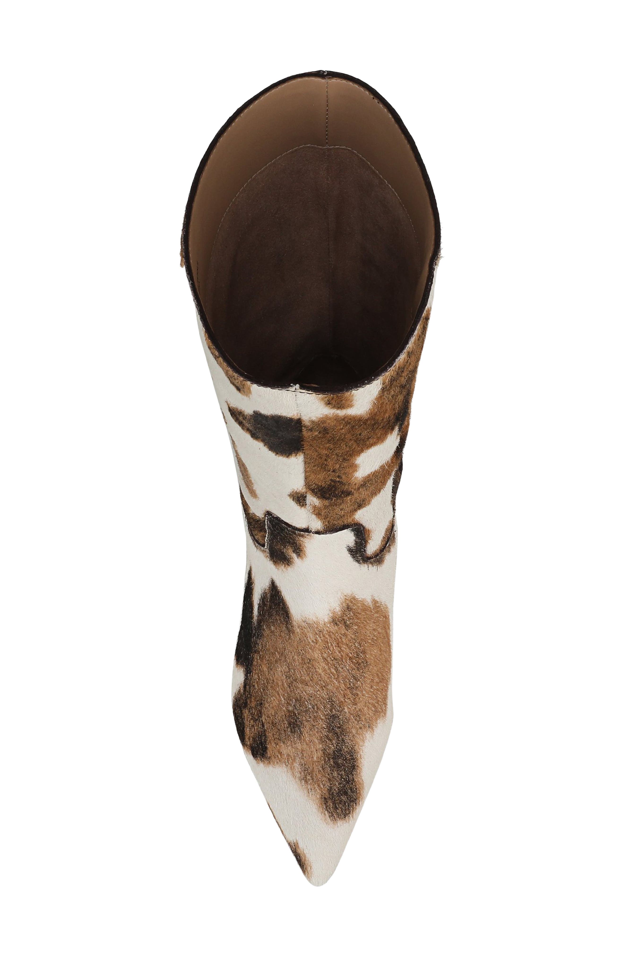 Ramona Genuine Calf Hair Boot, Alternate, color, CAFE MULTI